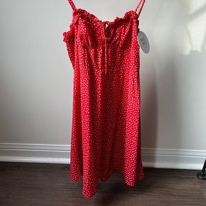 Red floral Princess Polly dress